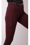 Pantalon montar mila bordeaux/36